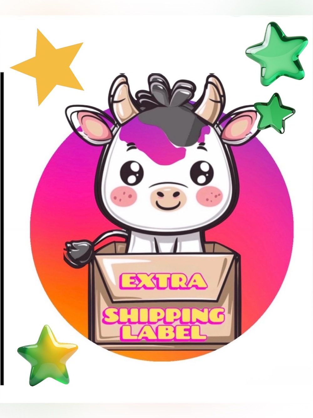 🐮🐮EXTRA SHIPPING LABEL🐮🐮